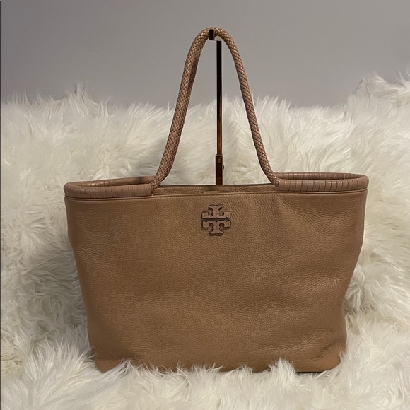 Tory Burch Handbags - Tory Burch Camel Leather Tote